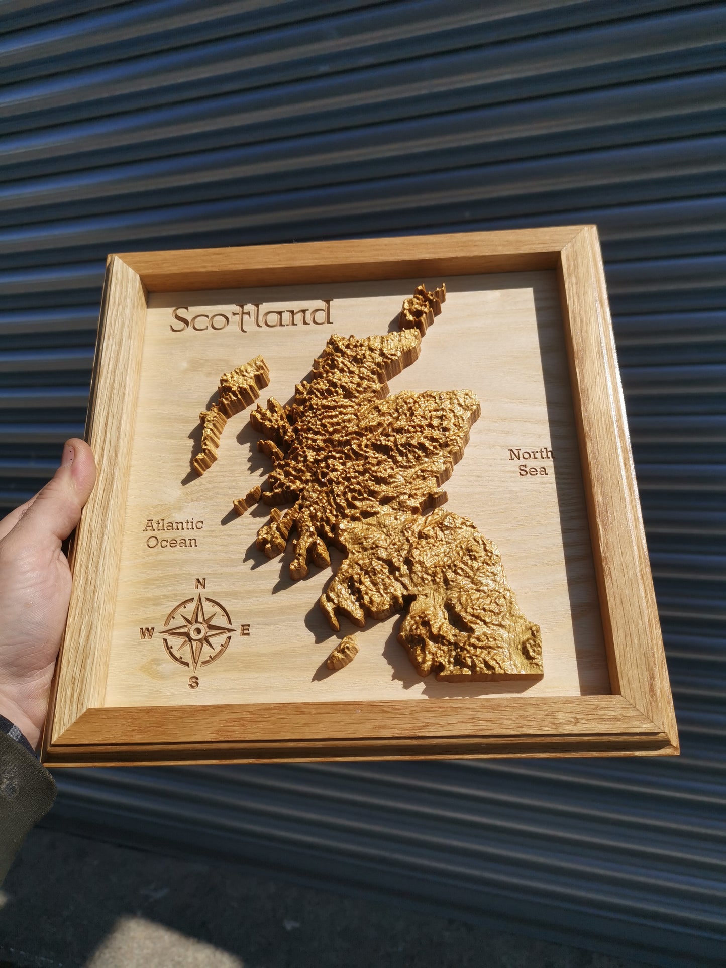 Scotland Topographic map