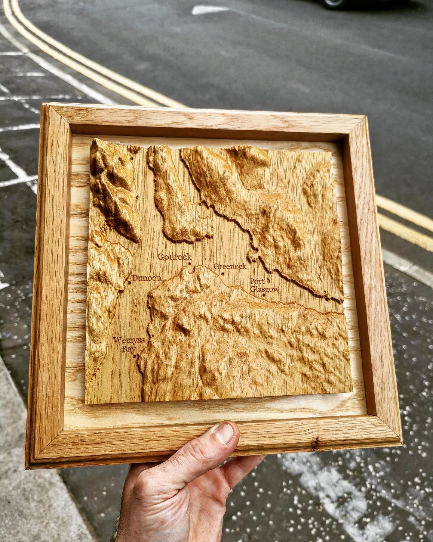 Inverclyde / Greenock Topographic map