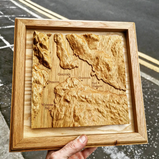 Inverclyde / Greenock Topographic map