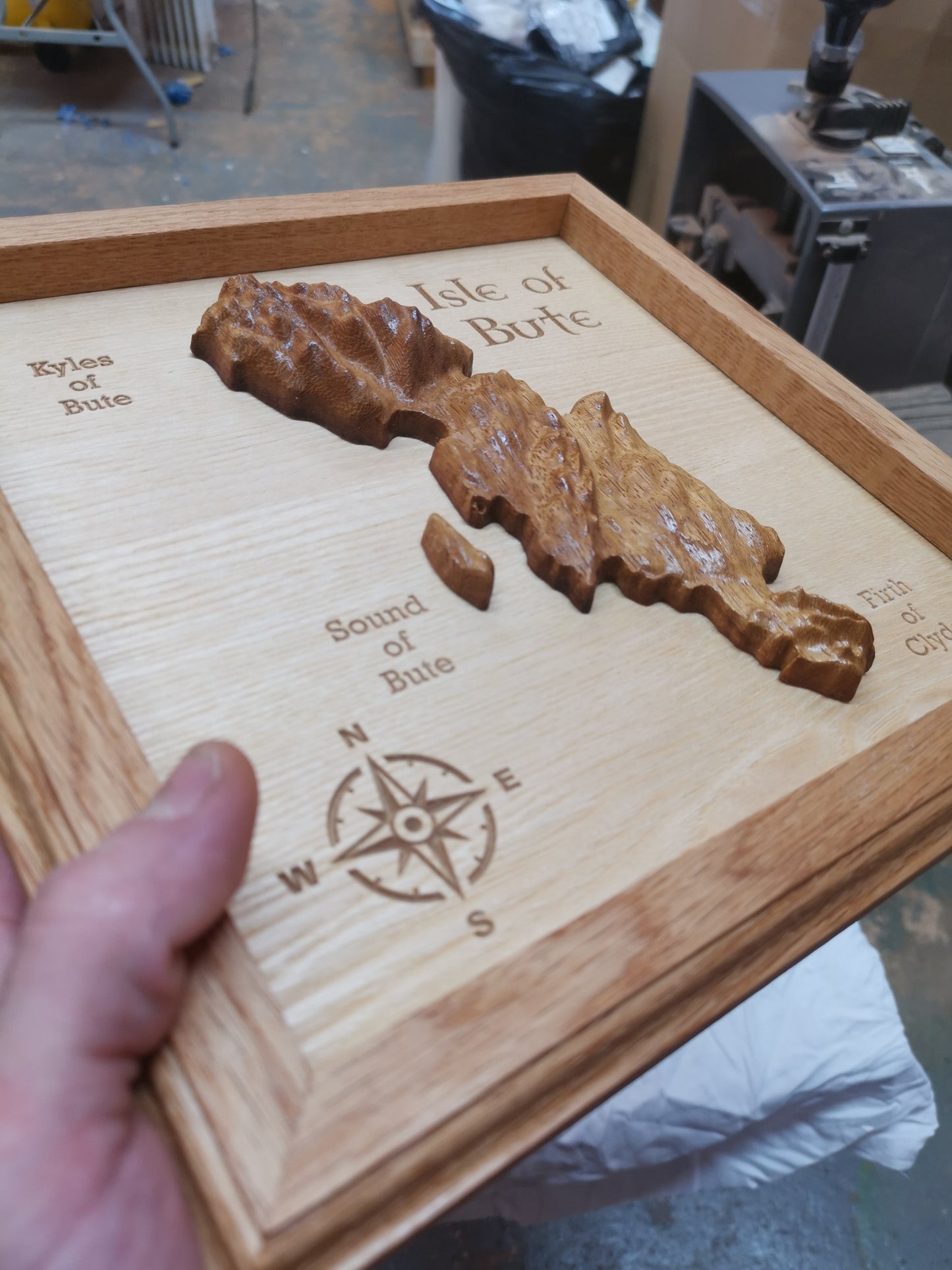 Isle of Bute Topographic map