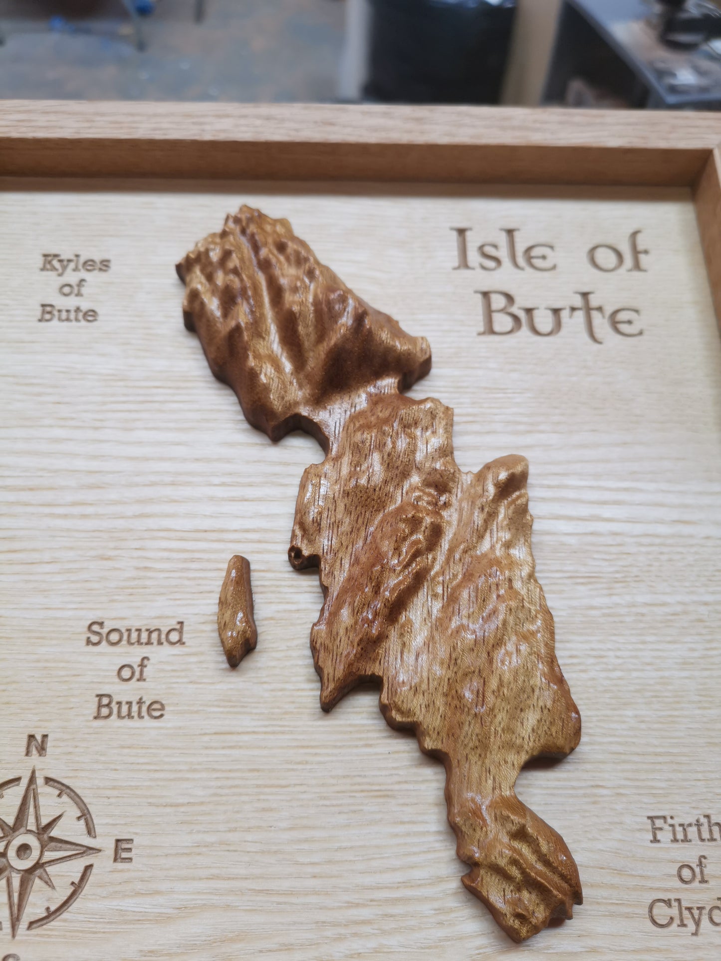 Isle of Bute Topographic map
