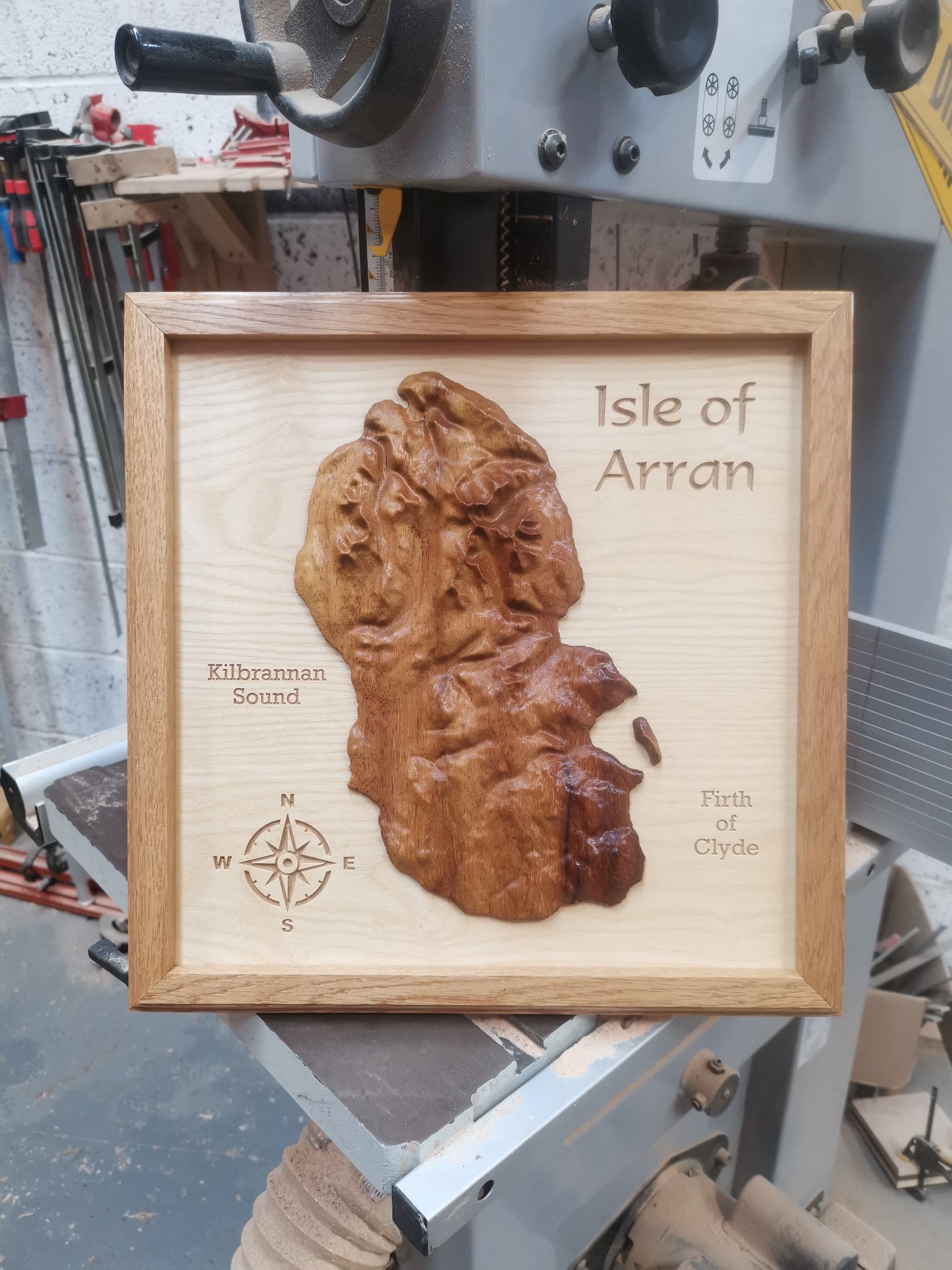 Isle of Arran Topographic map