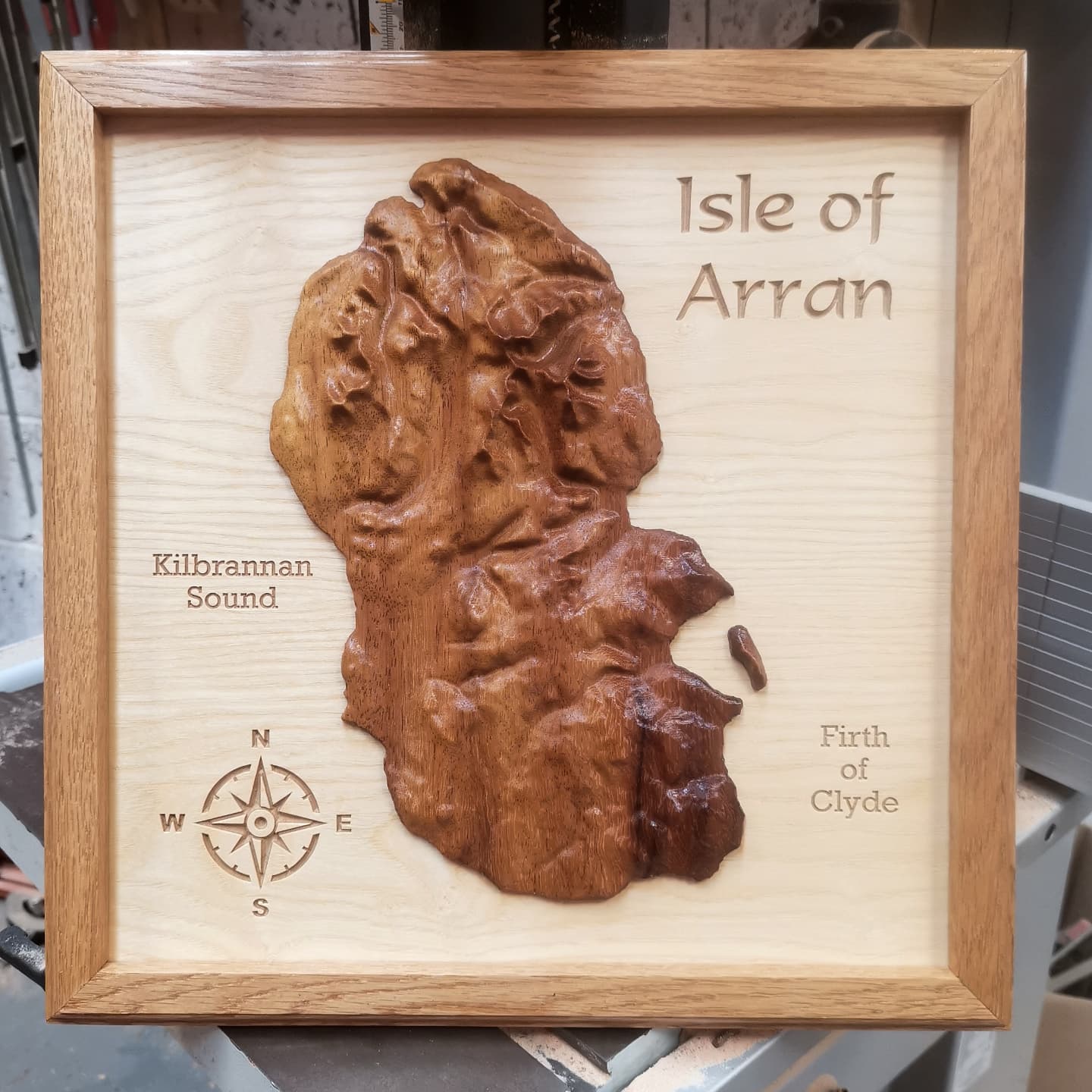 Isle of Arran Topographic map