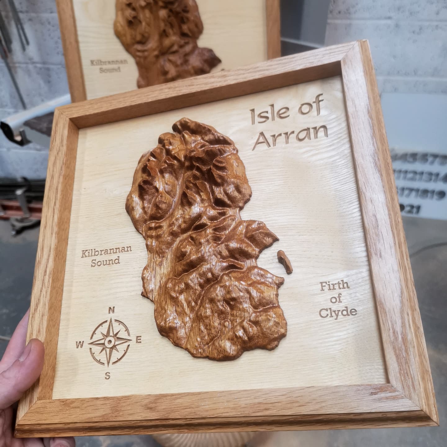 Isle of Arran Topographic map