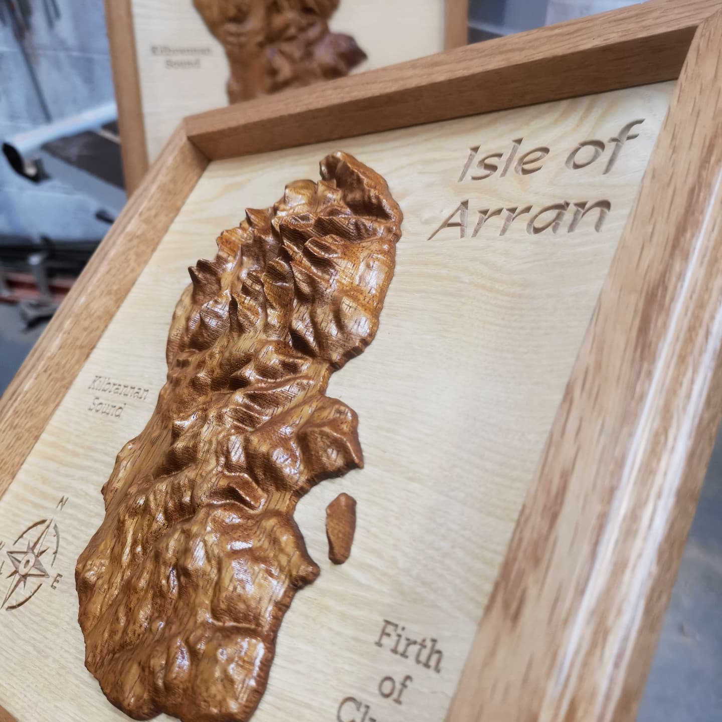 Isle of Arran Topographic map