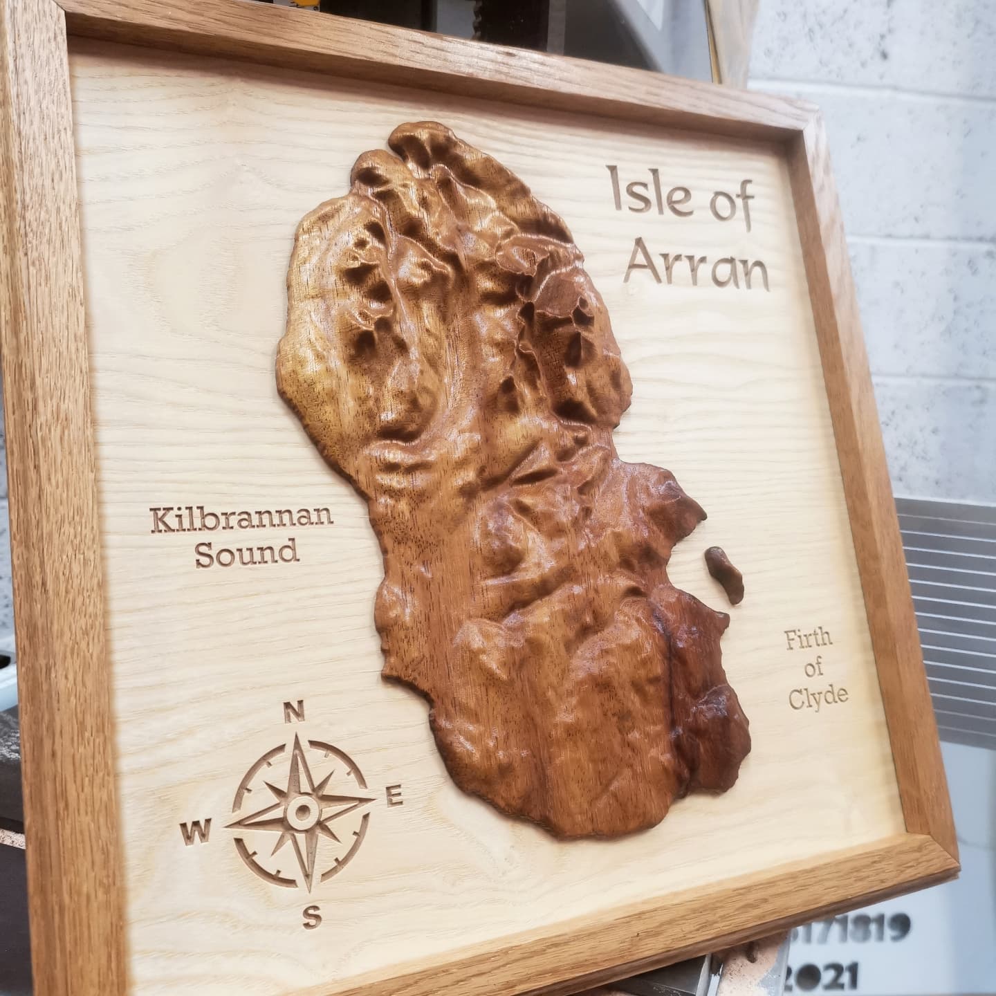 Isle of Arran Topographic map