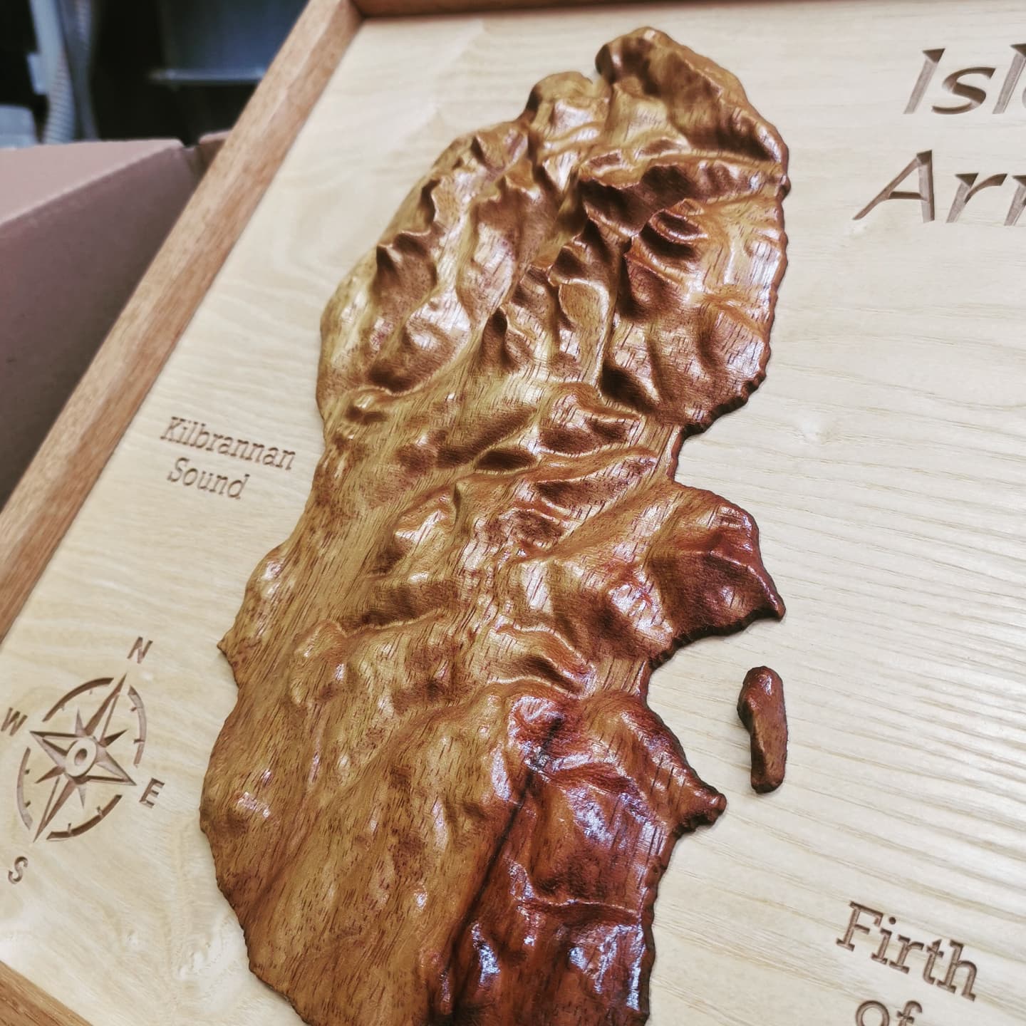 Isle of Arran Topographic map