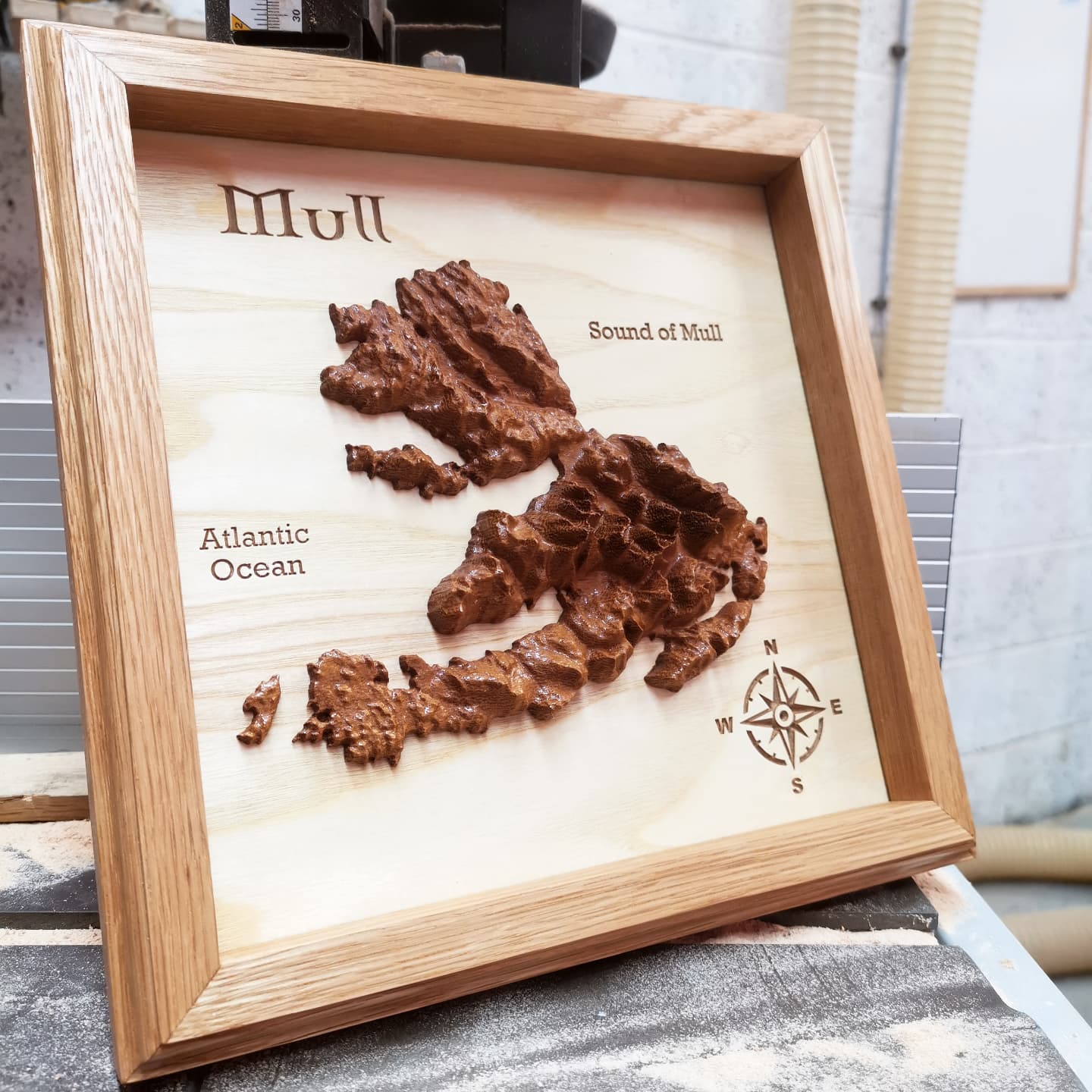 Isle of Mull Topographic map