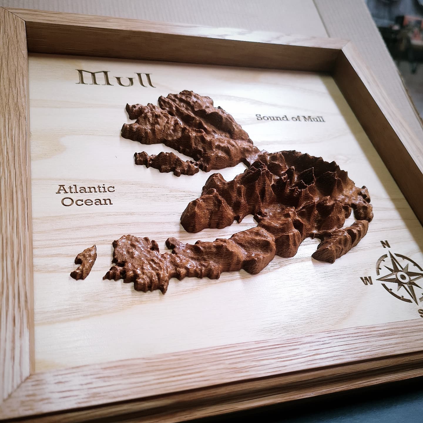 Isle of Mull Topographic map