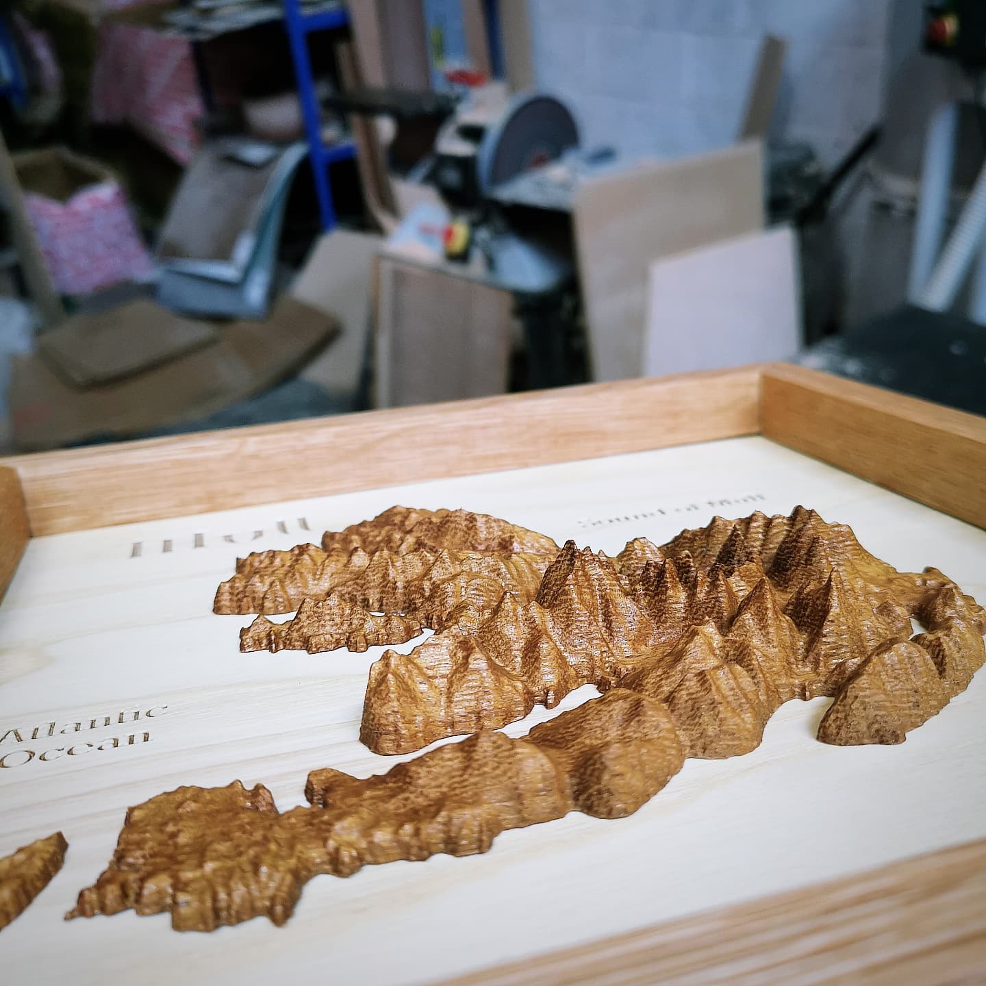 Isle of Mull Topographic map