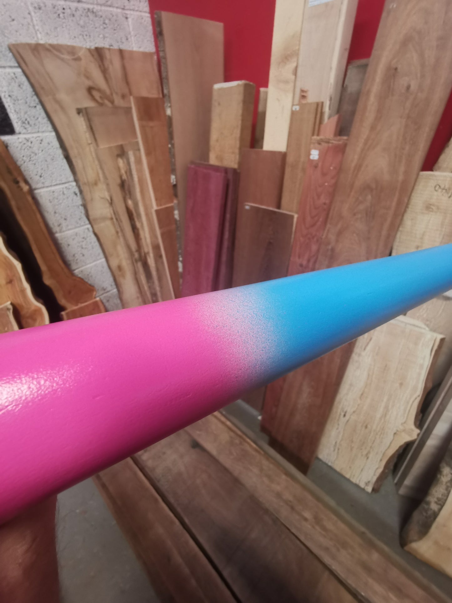 Painted Custom carved Baseball bat