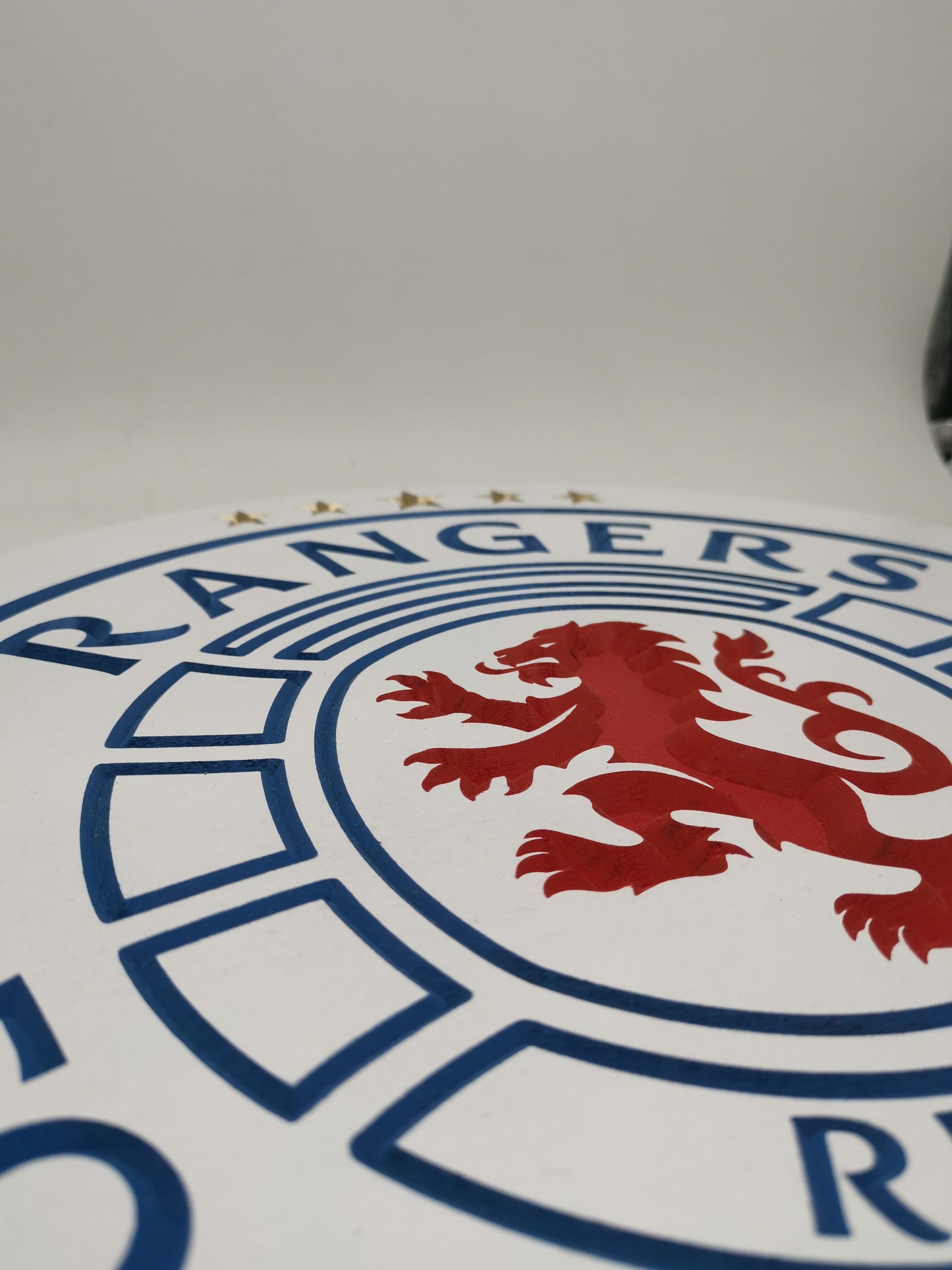 Rangers FC Carved & painted team crest