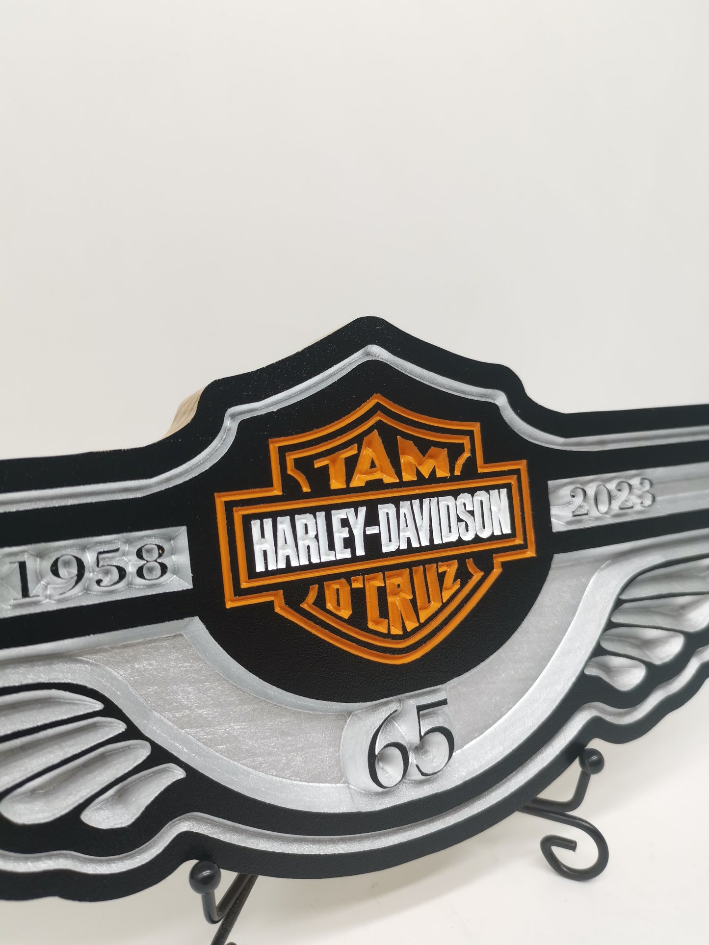 Harley Davidson Birthday plaque