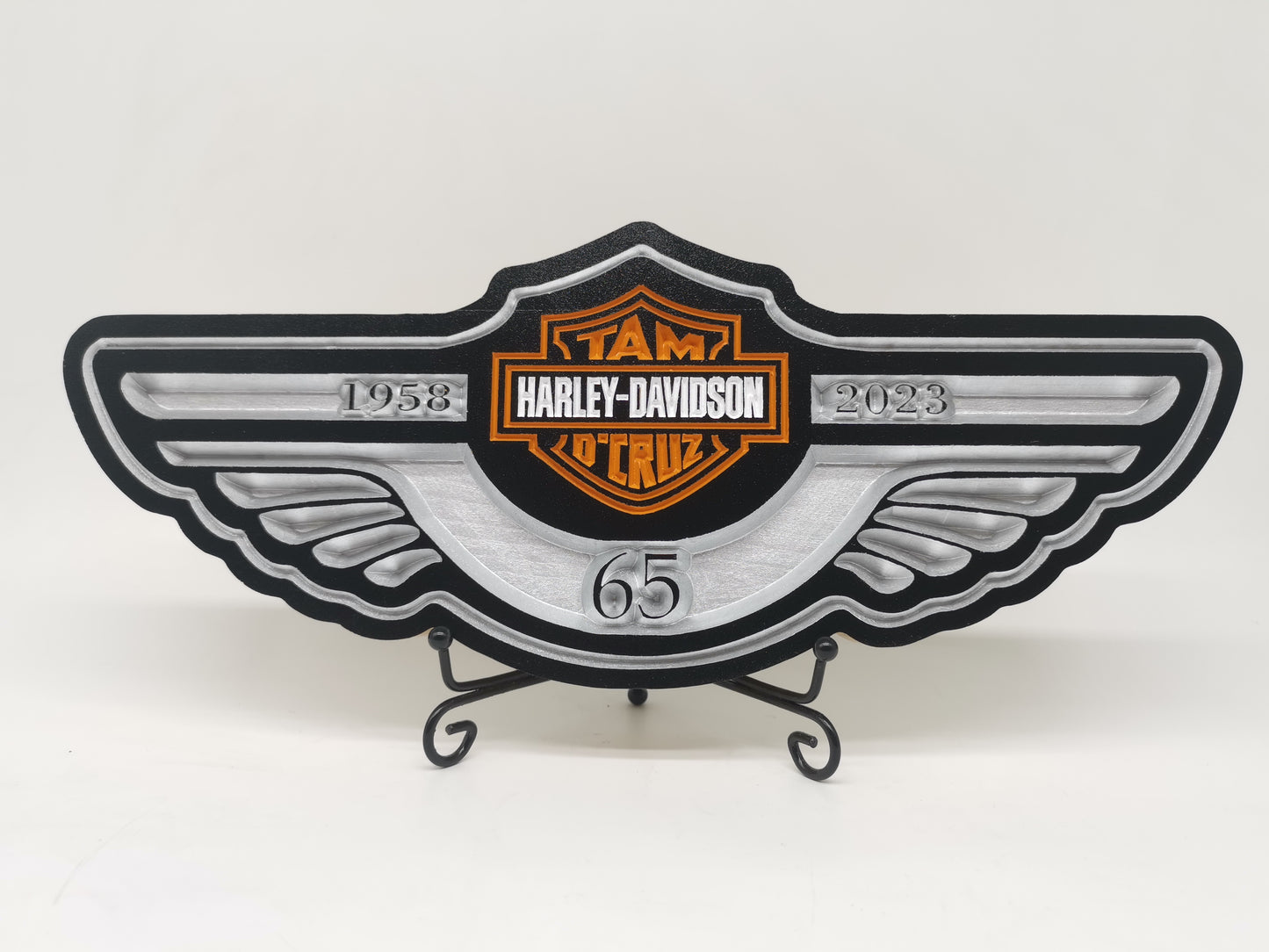 Harley Davidson Birthday plaque