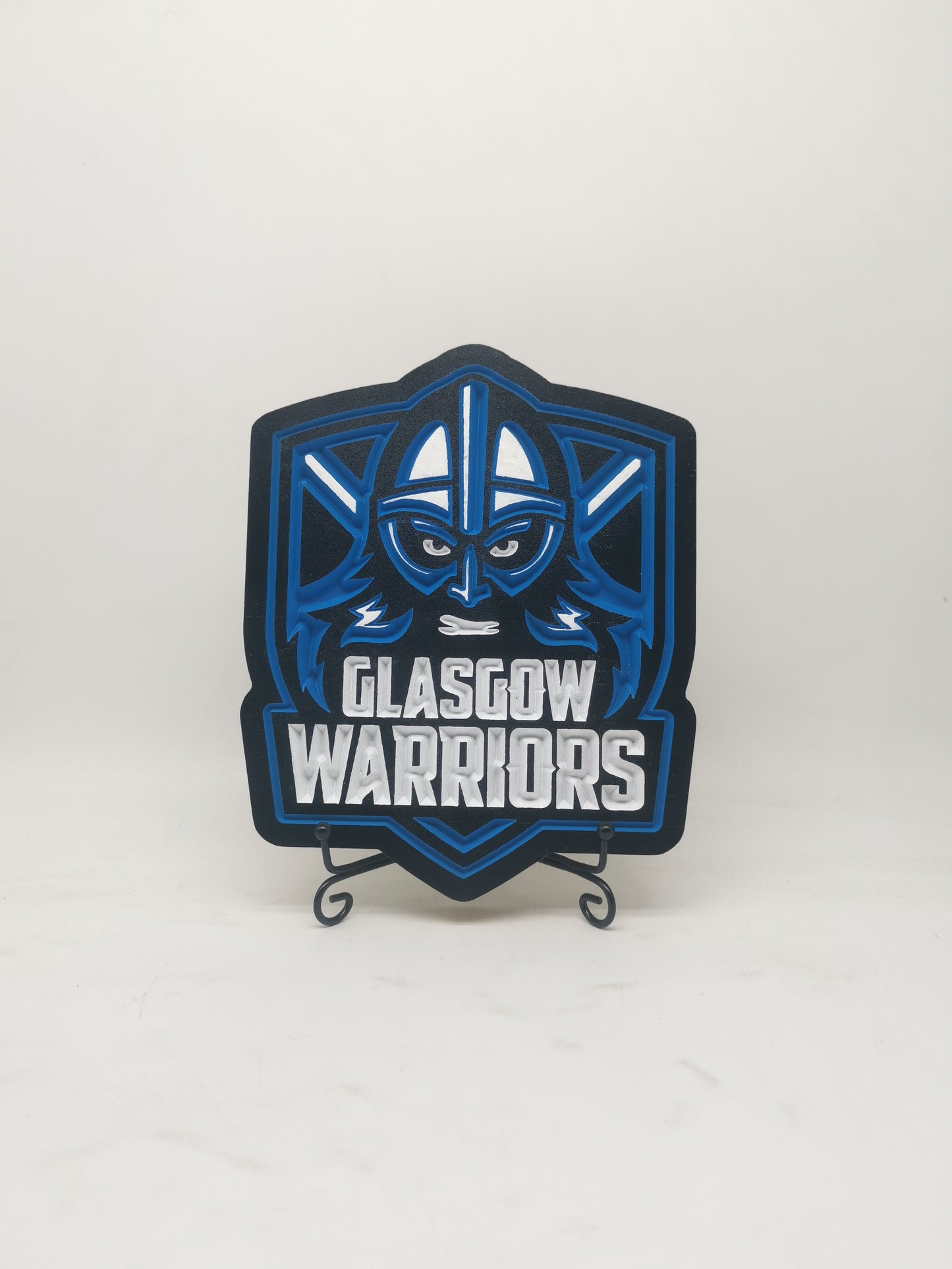 Glasgow Warriors Carved & painted crest