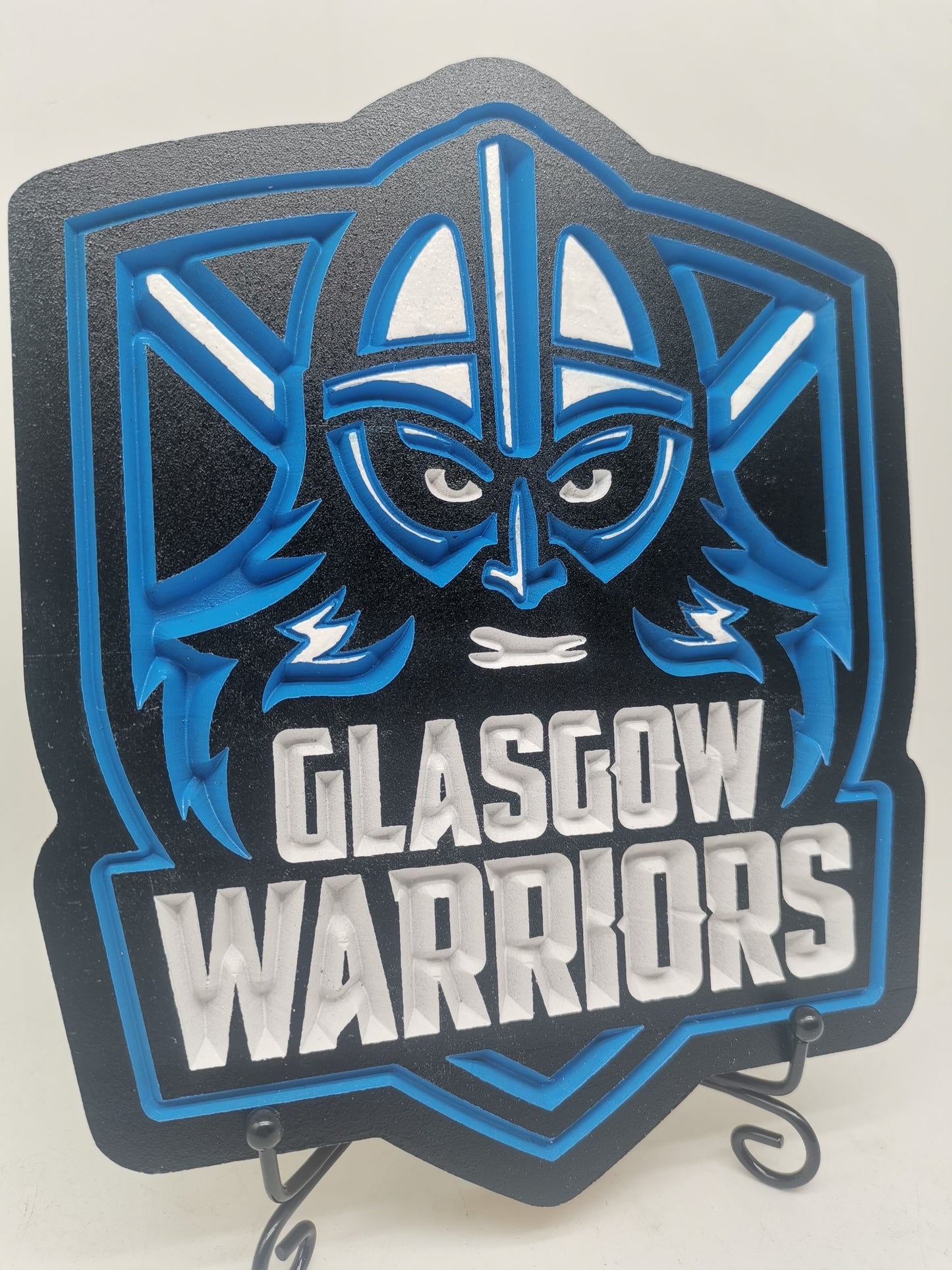 Glasgow Warriors Carved & painted crest