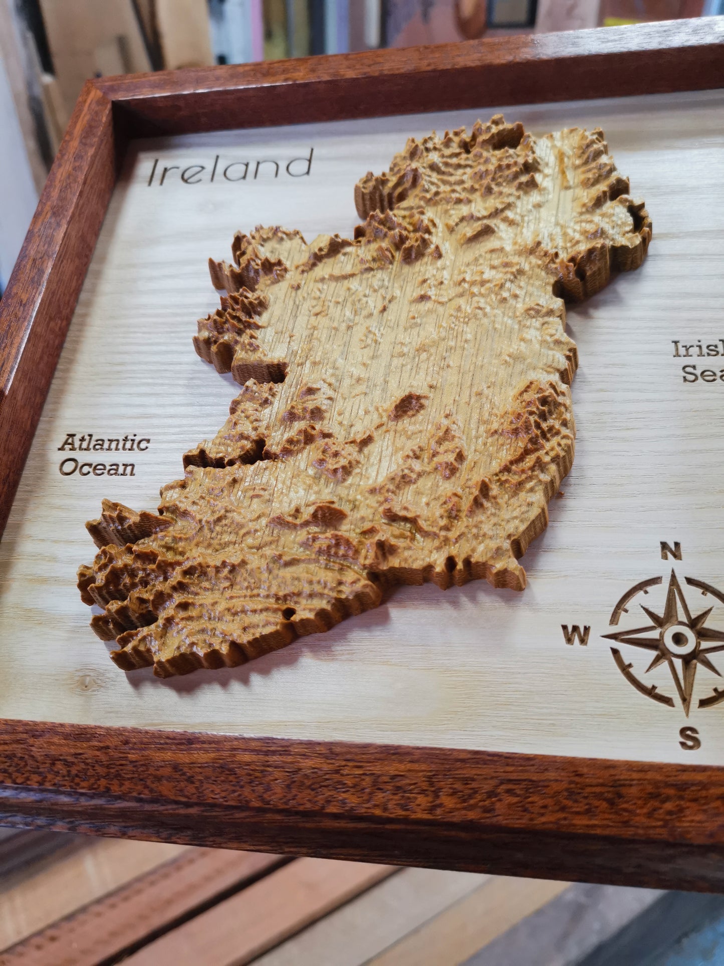 Ireland Topographic map