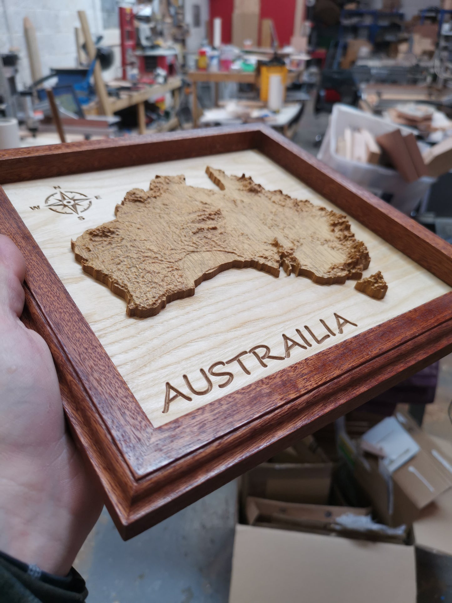 Australia Topographic map