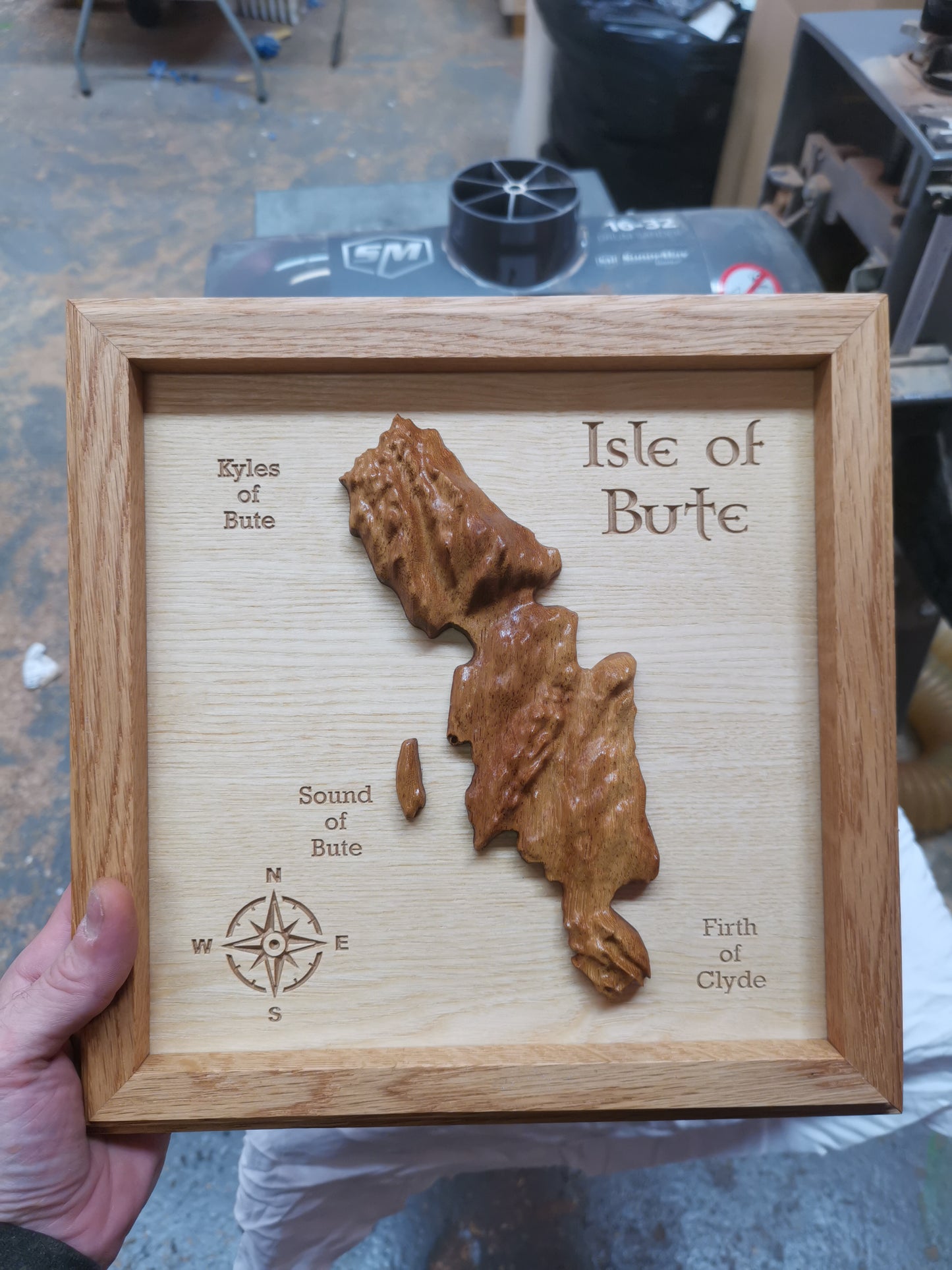 Isle of Bute Topographic map