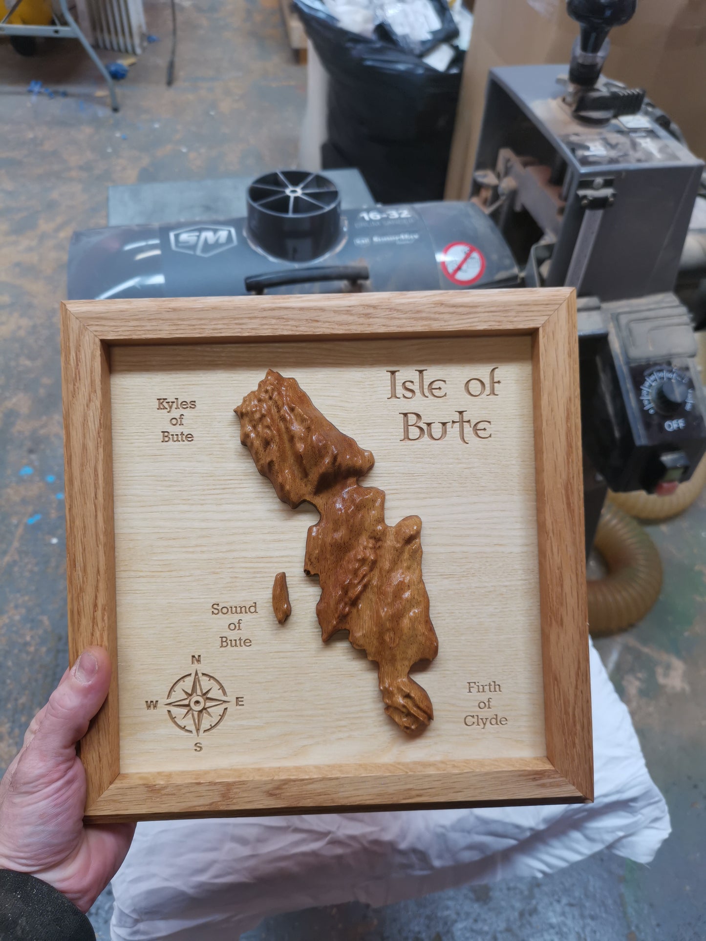 Isle of Bute Topographic map