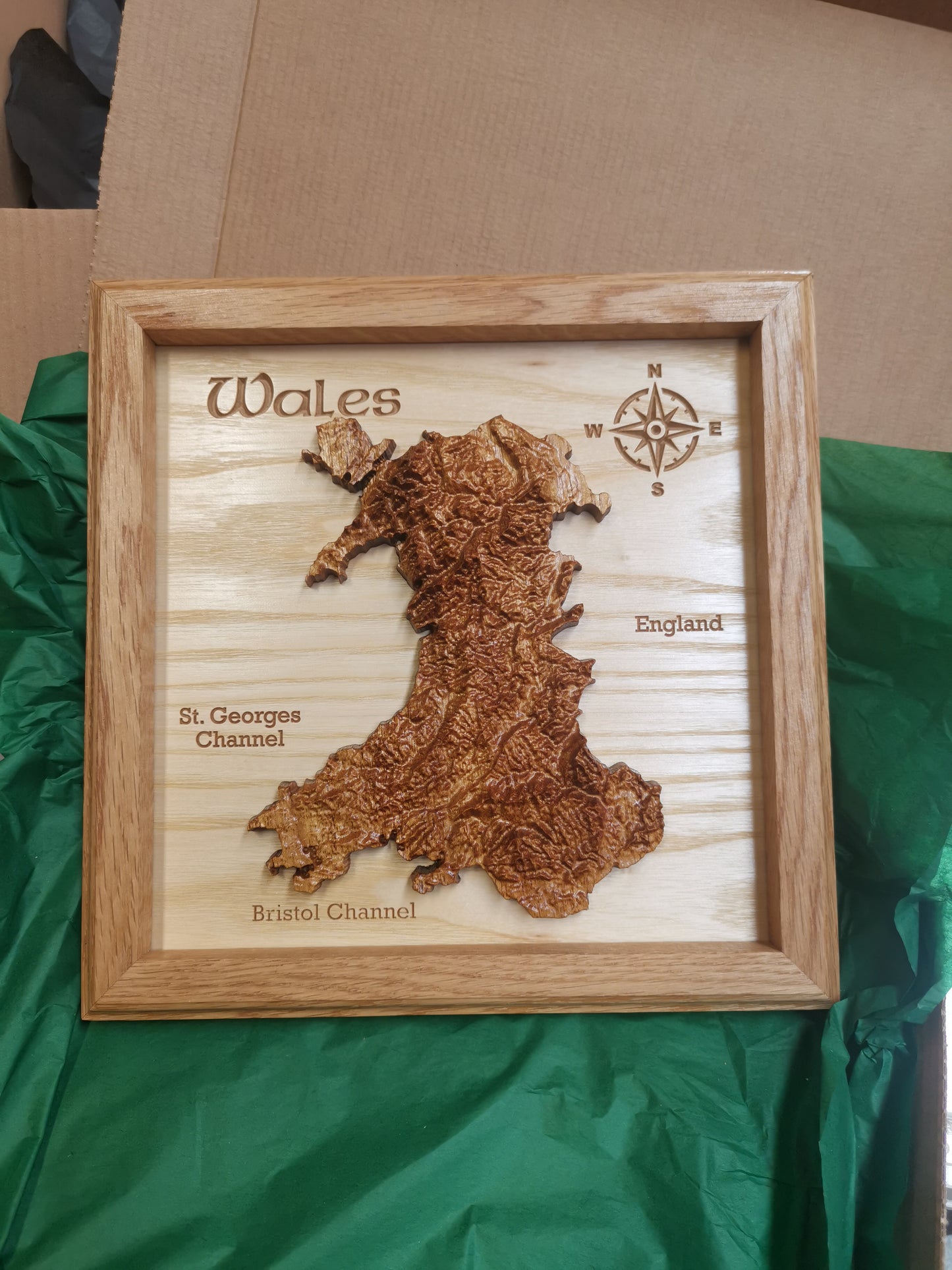 Wales Topographic map