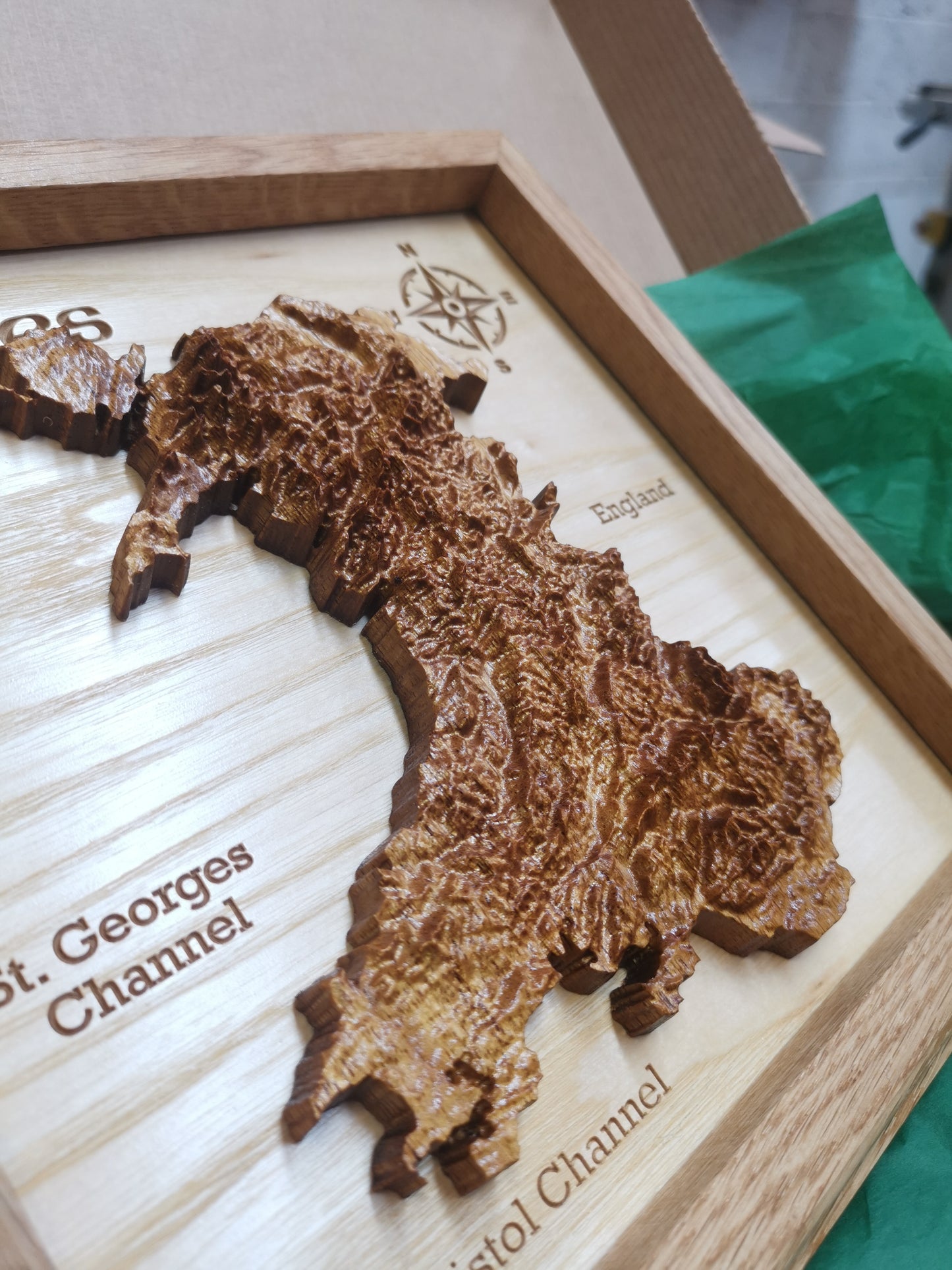 Wales Topographic map