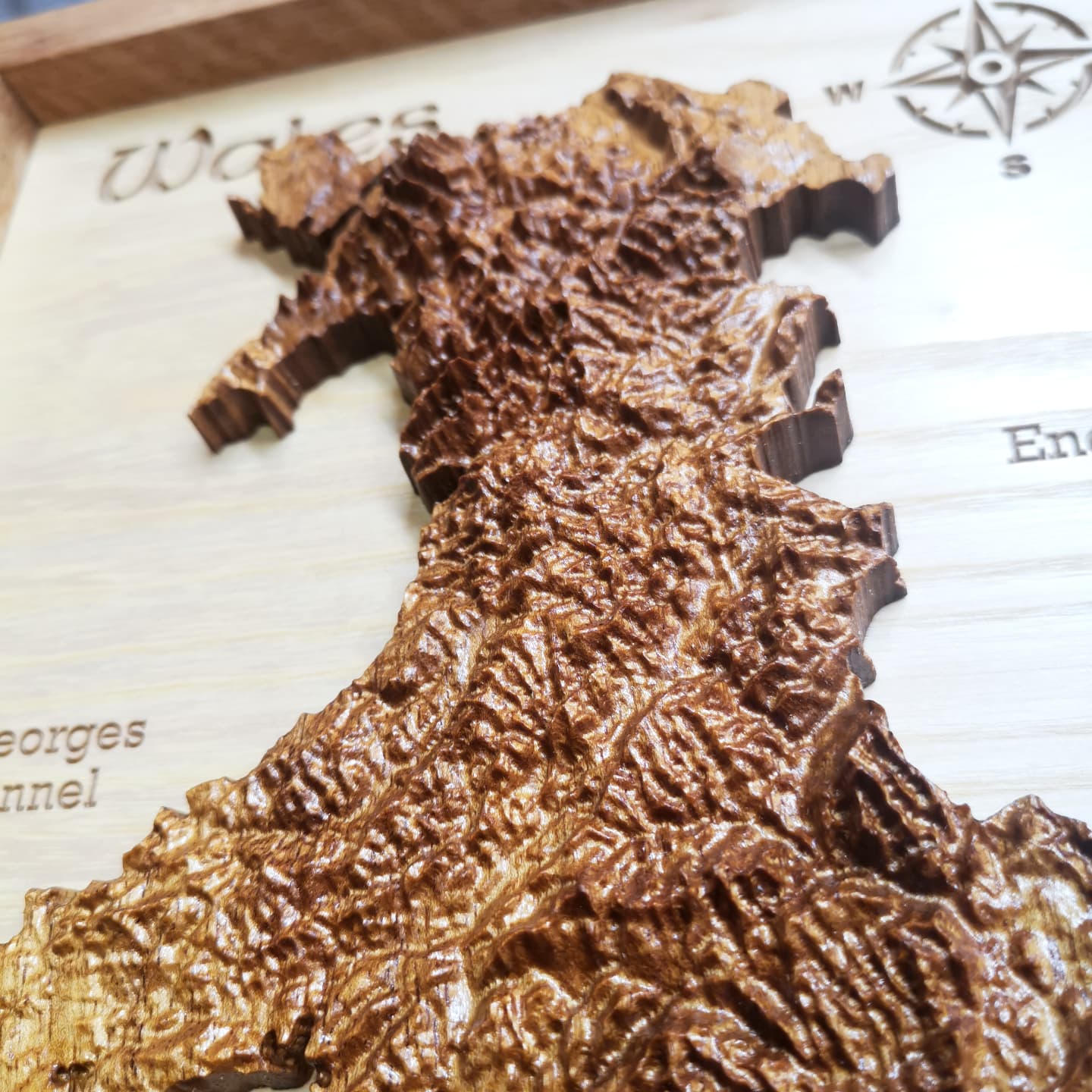 Wales Topographic map