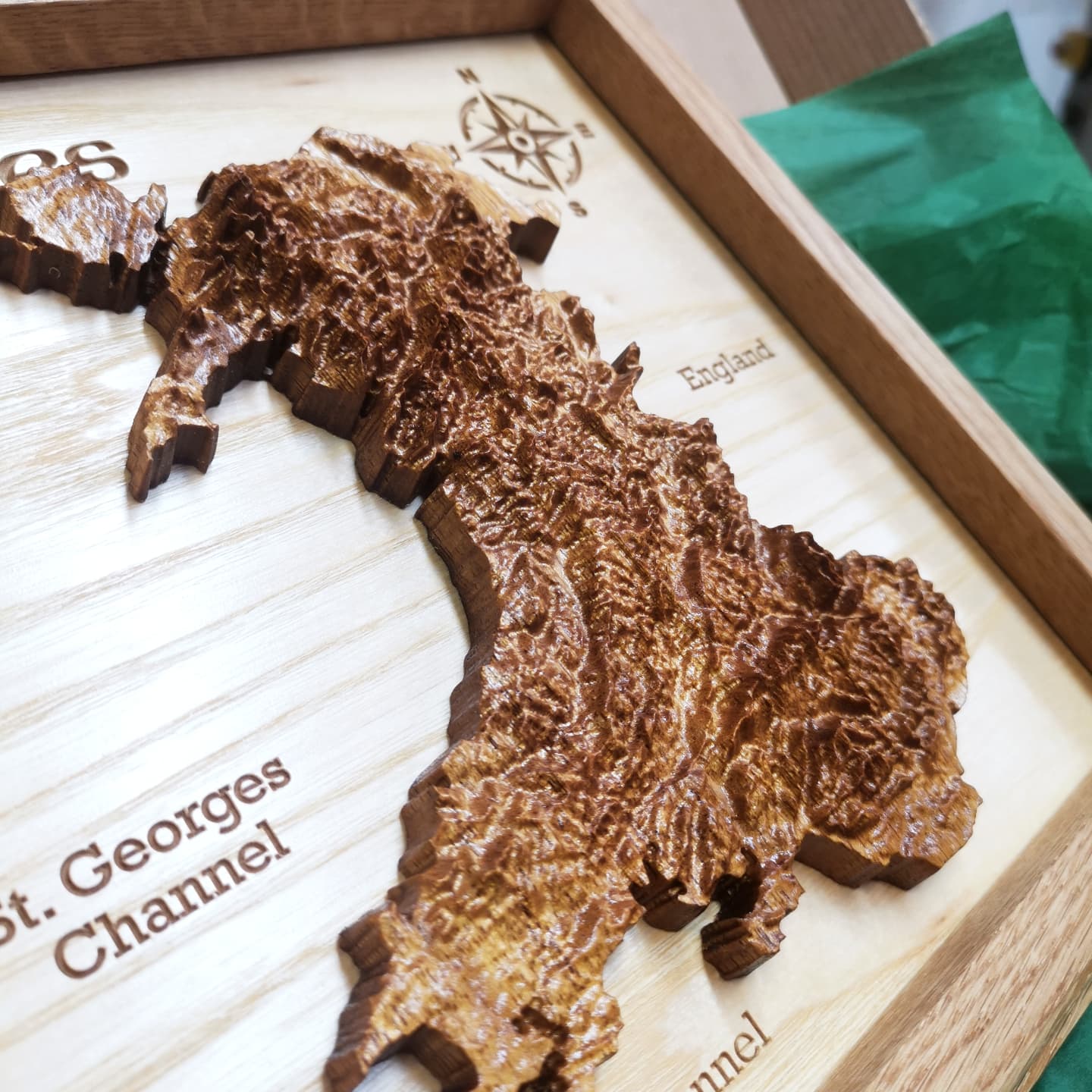 Wales Topographic map