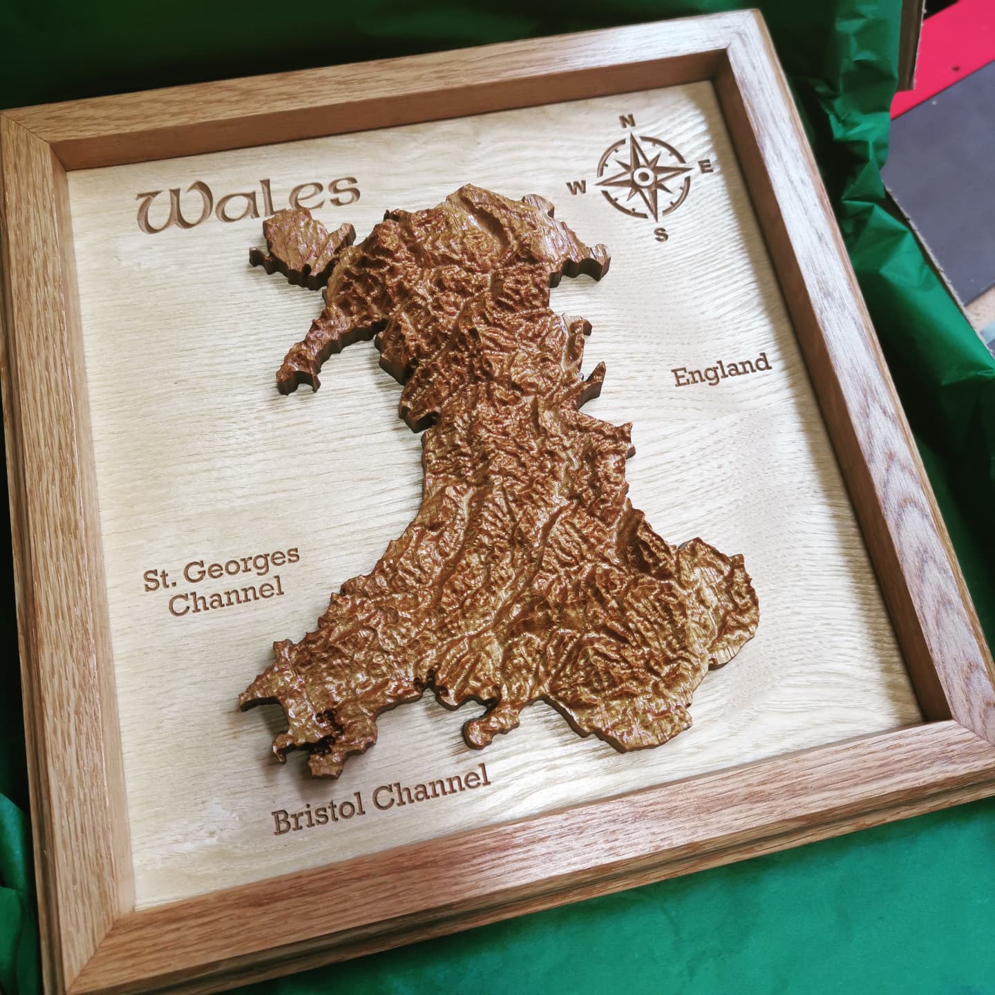 Wales Topographic map