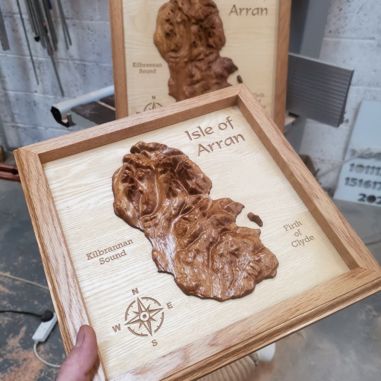 Isle of Arran Topographic map