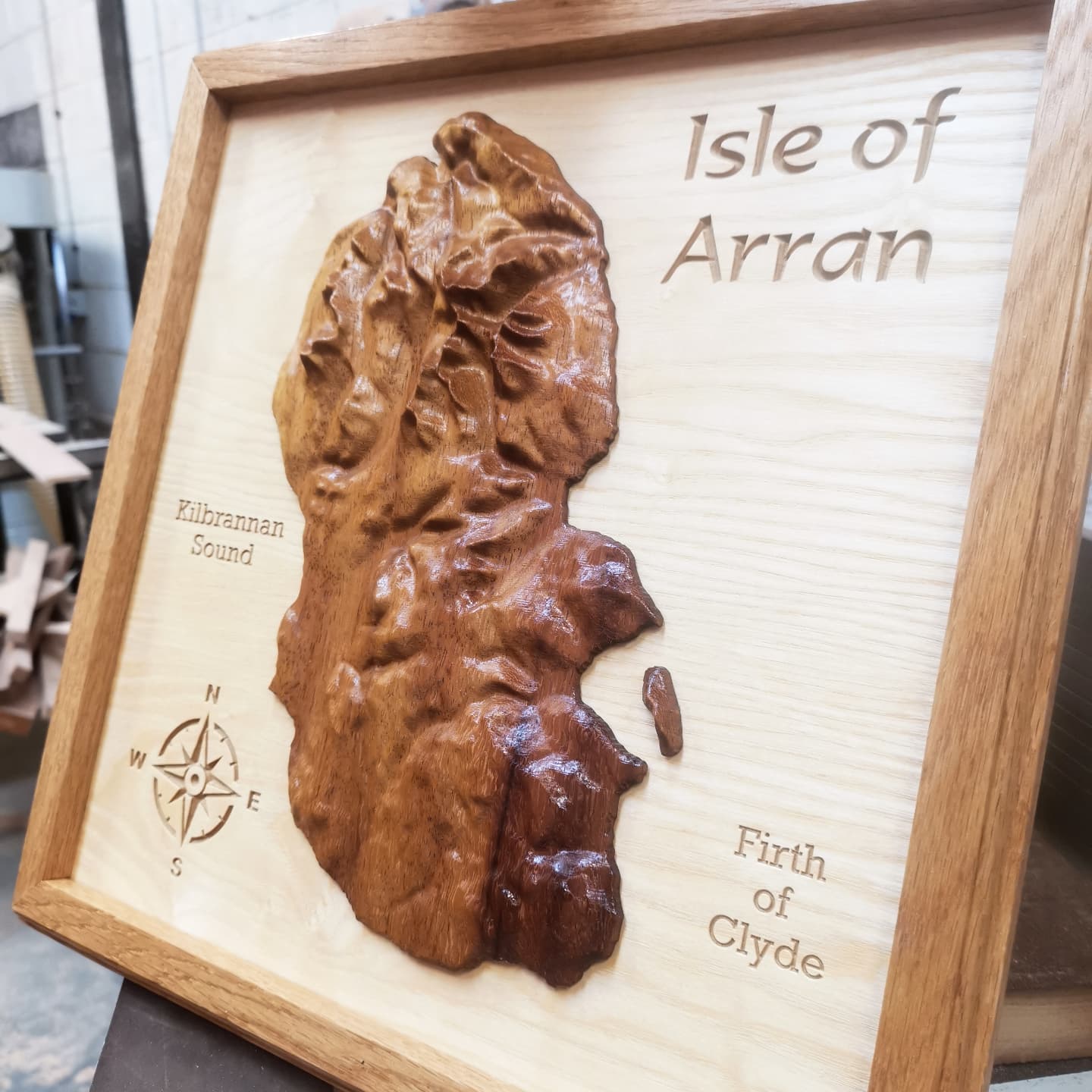 Isle of Arran Topographic map