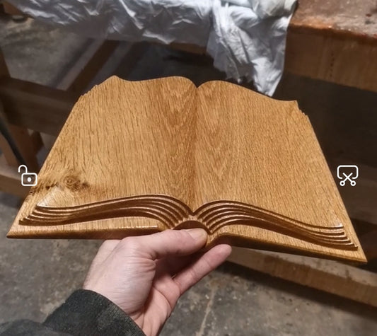 Solid Oak 'Open Book' bulk order