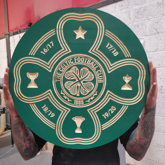 Celtic FC Quadruple Treble crest