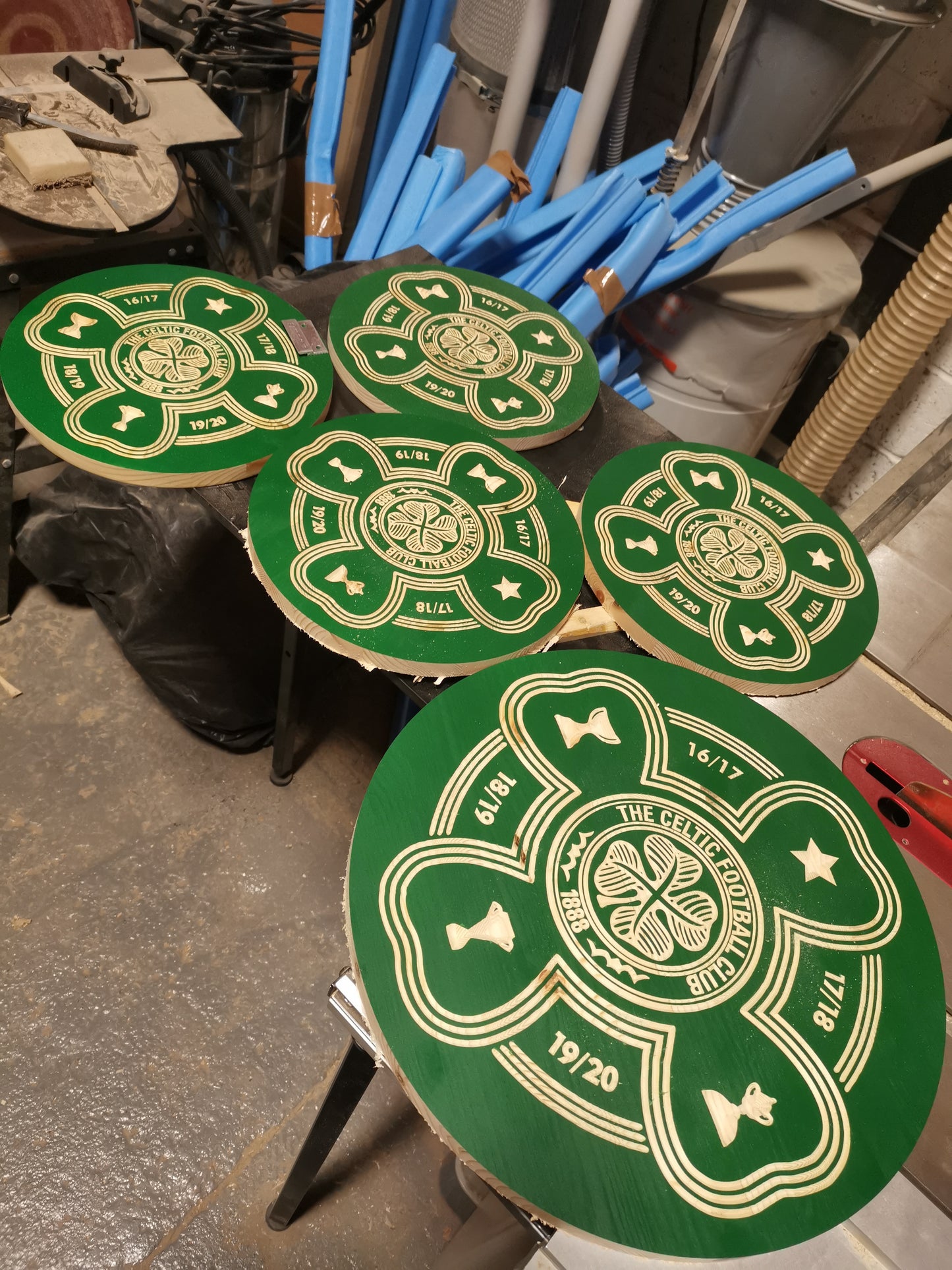 Celtic FC Quadruple Treble crest