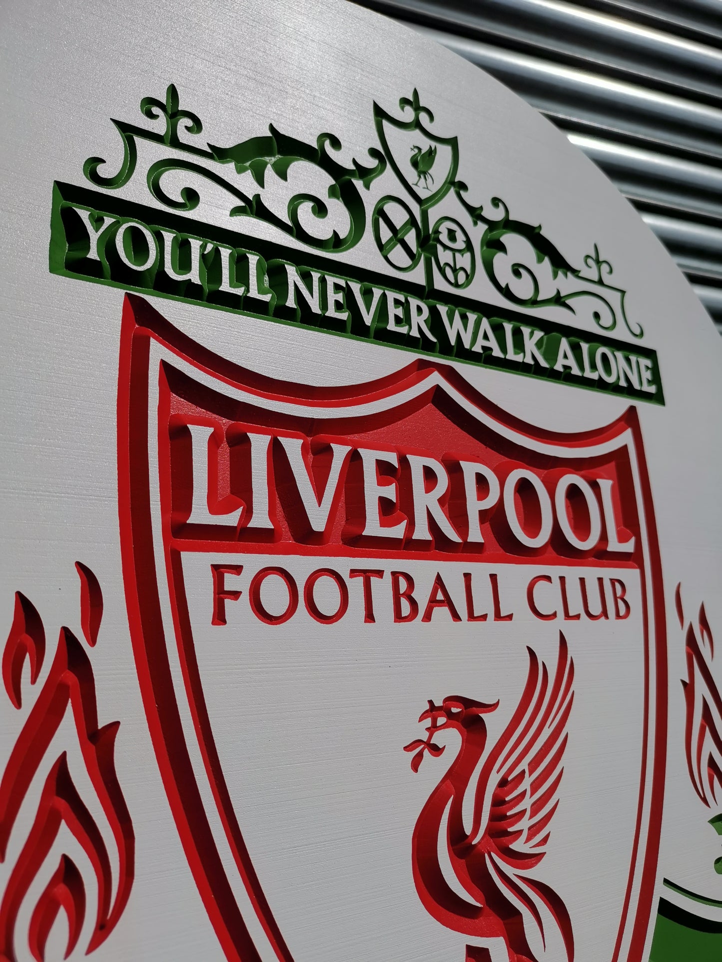 Liverpool FC Carved & painted team crest